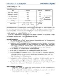 NHD-0216K1Z-NS(RGB)-FBW Datasheet Page 20