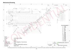 NHD-0216K1Z-NSA-FBW-L Datasheet Page 3