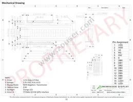 NHD-0216K1Z-NSO-FBW-L Datasheet Page 3