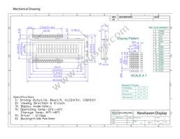 NHD-0216K1Z-NSPG-FBW-L Datasheet Page 3