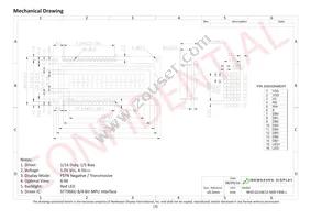 NHD-0216K1Z-NSR-FBW-L Datasheet Page 3