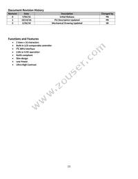 NHD-0216MW-IB3 Datasheet Page 2