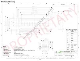NHD-0216PZ-FL-YBW Datasheet Page 3