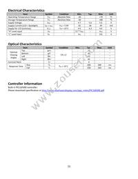 NHD-0216S3Z-FL-GBW-V3 Datasheet Page 5