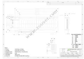 NHD-0216SZ-FSW-FBW Datasheet Page 3