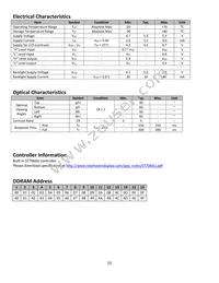 NHD-0216SZ-FSW-FBW Datasheet Page 5
