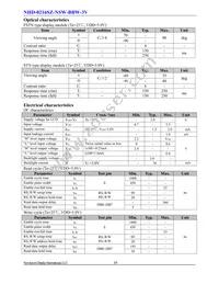 NHD-0216SZ-NSW-BBW-3V Datasheet Page 4