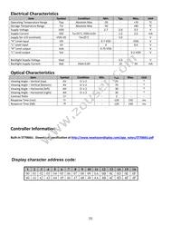 NHD-0216SZ-NSW-BBW-3V3 Datasheet Page 5