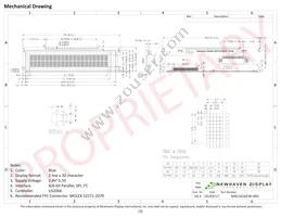 NHD-0220CW-AB3 Datasheet Page 3