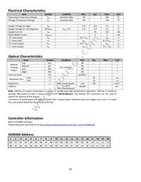 NHD-0220CW-AY3 Datasheet Page 6