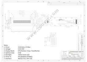 NHD-0220D3Z-FL-GBW-V3 Datasheet Page 3