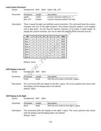 NHD-0220D3Z-NSW-BBW-V3 Datasheet Page 12