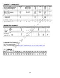 NHD-0220DZ-FSW-FBW Datasheet Page 5