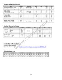 NHD-0220DZ-FSW-GBW Datasheet Page 5