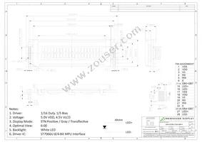 NHD-0220FZ-FSW-GBW-P Datasheet Page 3