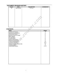 NHD-0220FZ-SYG-GBW Datasheet Page 2