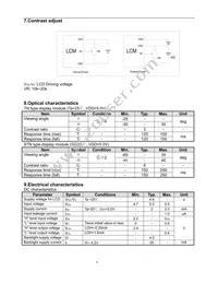 NHD-0220FZ-SYG-GBW Datasheet Page 6