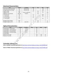 NHD-0220JZ-FSW-GBW Datasheet Page 5