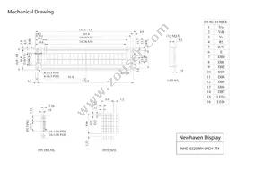 NHD-0220WH-LYGH-JT# Datasheet Page 3