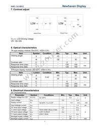 NHD-0416B1Z-FSPG-YBW-L-3V Datasheet Page 6