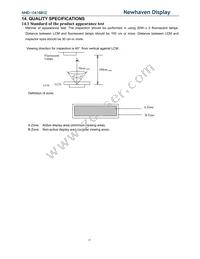 NHD-0416B1Z-FSPG-YBW-L-3V Datasheet Page 14