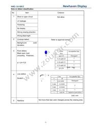 NHD-0416B1Z-FSPG-YBW-L-3V Datasheet Page 16