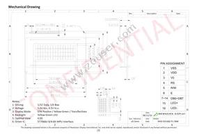 NHD-0416BZ-FL-YBW Datasheet Page 3