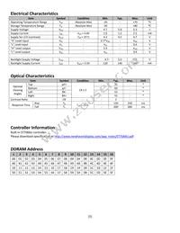 NHD-0416BZ-FL-YBW Datasheet Page 5