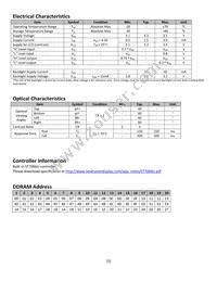 NHD-0420AZ-FL-GBW-33V3 Datasheet Page 5