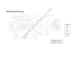 NHD-0420AZ-FL-GBW-3V Datasheet Page 3