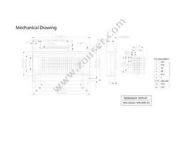 NHD-0420AZ-FSW-GBW-3V3 Datasheet Page 3