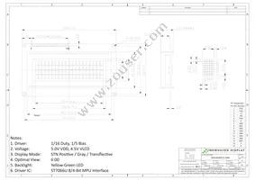 NHD-0420DZ-FL-GBW Datasheet Page 3