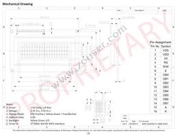 NHD-0420DZ-FL-YBW-33V3 Datasheet Page 3
