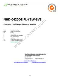 NHD-0420DZ-FL-YBW-3V3 Cover