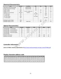 NHD-0420DZ-FL-YBW-3V3 Datasheet Page 5