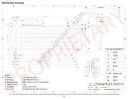 NHD-0420E2Z-FL-GBW Datasheet Page 3