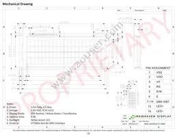 NHD-0420E2Z-FL-YBW Datasheet Page 3