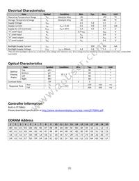 NHD-0420E2Z-FL-YBW Datasheet Page 5