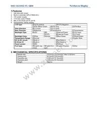 NHD-0420H1Z-FL-GBW Datasheet Page 3