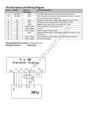 NHD-0440AZ-NLY-FBW Datasheet Page 4