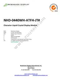 NHD-0440WH-ATFH-JT# Datasheet Cover