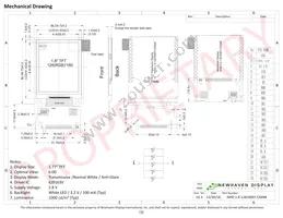 NHD-1.8-128160EF-CSXN# Datasheet Page 3