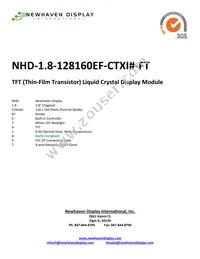 NHD-1.8-128160EF-CTXI#-FT Datasheet Cover