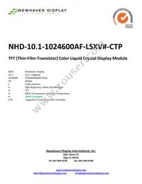 NHD-10.1-1024600AF-LSXV#-CTP Datasheet Cover