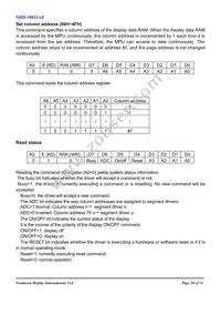 NHD-10032AZ-FSY-GBW Datasheet Page 10