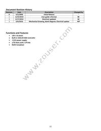 NHD-12032B1Z-FSW-GBW Datasheet Page 2