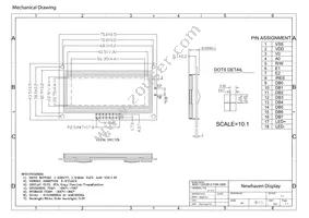 NHD-12032B1Z-FSW-GBW Datasheet Page 3