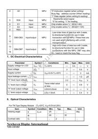 NHD-12032BZ-FSW-GBW Datasheet Page 5