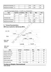 NHD-12032BZ-FSW-GBW Datasheet Page 6