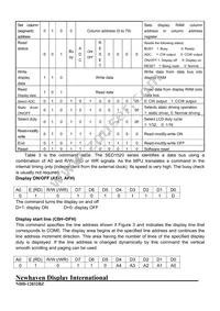 NHD-12032BZ-FSW-GBW Datasheet Page 8